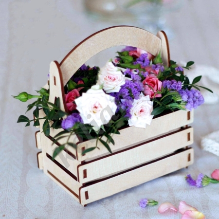 Интерьерный ящик-кашпо для цветов и декоративных композиций