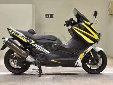 Максискутер Yamaha T-MAX 530 A рама SJ12J Gen.4 A спортивный пробег 8 т.км черный желтый