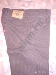 Продам новые джинсы женские тёмно-коричневый 44-46 WEBER талия 70 см, длина 100см, ширина 